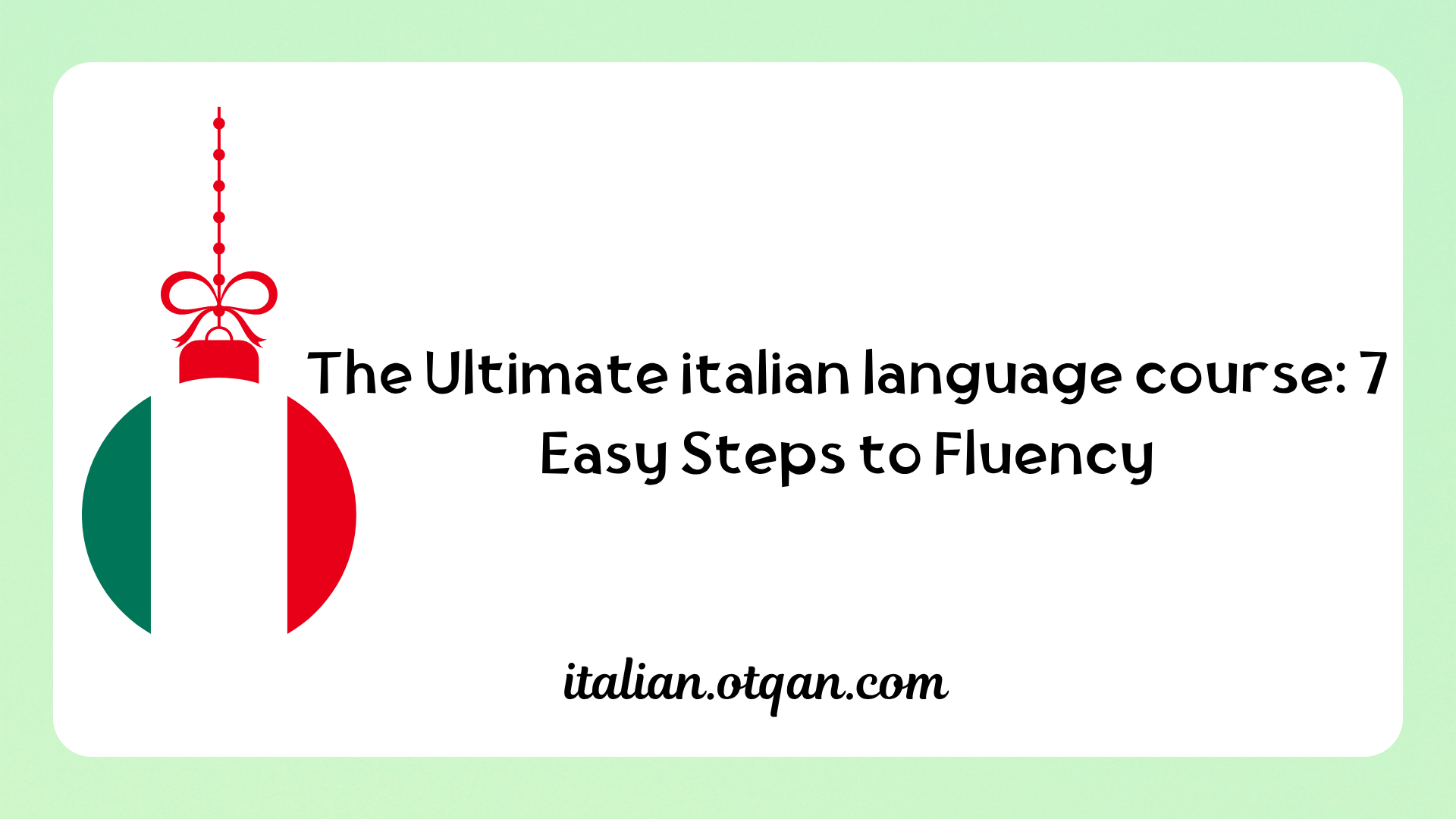 italian language course
