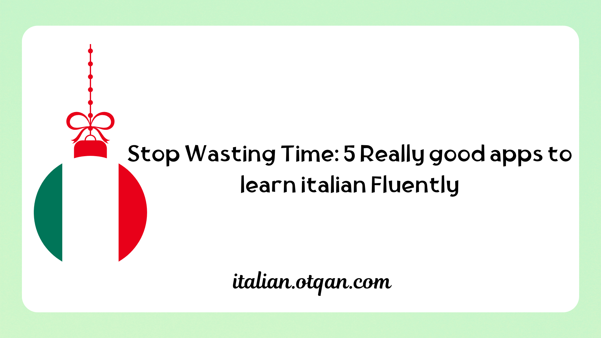 good apps to learn italian